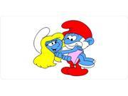 Papa Smurf And Smurfette Photo License Plate