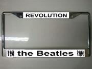 The Beatles Revolution Photo License Plate Frame Free Screw Caps with this Frame
