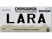 Mexico Chihuahua Photo License Plate Free Personalization on this plate