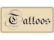 Tattoos Photo License Plate