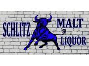 Schlitz Malt Liquor Photo License Plate