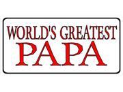 World s Greatest Papa Photo License Plate