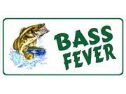 Bass Fever Photo License Plate