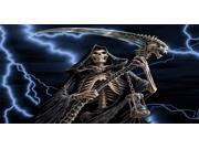 The Grim Reaper Photo License Plate Free Personalization on this Plate