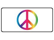 Peace Sign Photo License Plate