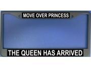 Move Over Princess Photo License Plate Frame Free Screw Caps with this Frame