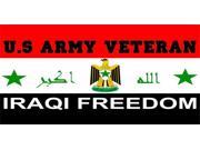 Iraqi Freedom Veteran Photo License Plate