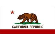 California State Flag Photo License Plate