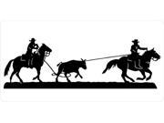 Team Ropers Black And White License Plate Free Personalization on this Plate