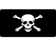 Skull And Crossbones Photo License Plate Free Personalization on this Plate