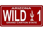 Arizona Wild 1 Red Photo License Plate Free Personalization on this Plate