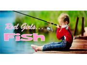 Real Girls Fish Photo License Plate