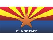 Arizona State Flag Flagstaff Photo License Plate