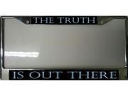 The Truth Is Out There Photo License Plate Frame Free Screw Caps with this Frame