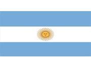 Argentina Flag Photo License Plate Free Personalization on this Plate