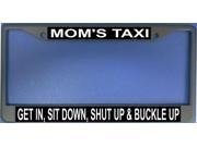 Mom s Taxi Photo License Plate Frame Free Screw Caps with this Frame