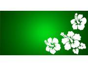 Green Hibiscus Flower Photo License Plate Free Personalization on this plate