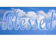 Blessed on clouds Photo License Plate