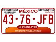 Mexico Quintana Roo Photo License Plate Free Personalization on this plate