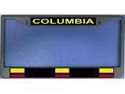 Columbia Flag Photo License Plate Frame Free Screw Caps with this Frame