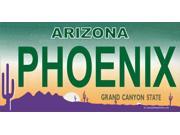 Arizona PHOENIX Photo License Plate Free Personalization on this Plate