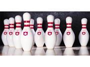 Bowling Pins Photo License Plate Free Personalization on this plate