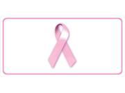 Pink Ribbon Photo License Plate Free Personalization on this Plate