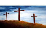 Three Crosses 2 Photo License Plate Free Personalization on this Plate