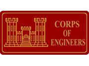 Army Corp. Of Engineers Photo License Plate