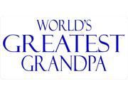 World s Greatest Grandpa Photo License Plate