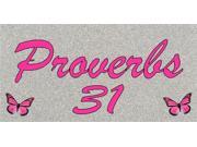 Proverbs 31 Photo License Plate