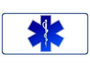 Star Of Life Photo License Plate