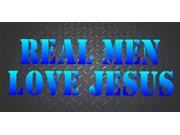 Real Men Love Jesus Black Diamond Plate