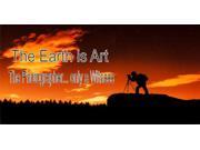 The Earth Is Art... Photo License Plate Free Personalization on this Plate