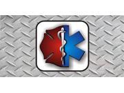 EMT And Firefighter On DP Photo License Plate