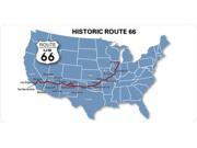 Historic Route 66 Photo License Plate