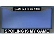 Grandma Is My Name Photo License Plate Frame Free Screw Caps Included