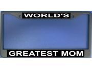 World s Greatest Mom Photo License Plate Frame Free Screw Caps with this Frame