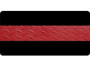 Firefighter Thin Red Line Photo License Plate Free Personalization on this Plate