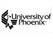 University of Phoenix on White Photo License Plate