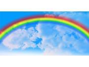 Rainbow In Clouds 2 Photo License Plate Free Personalization on this Plate