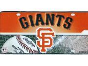 San Francisco Giants Metal License Plate