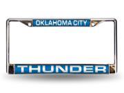 Oklahoma City Thunder Laser Chrome Frame