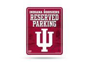 Indiana Hoosiers Metal Parking Sign