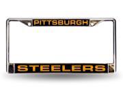 Pittsburgh Steelers Laser Chrome Frame
