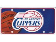 Los Angeles Clippers Metal License Plate