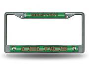 Boston Celtics Glitter Chrome License Plate Frame Free Screw Caps with this Frame