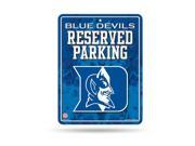 Duke Blue Devils Metal Parking Sign
