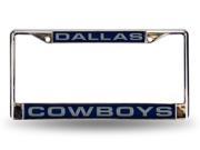 Dallas Cowboys Laser Chrome License Plate Frame