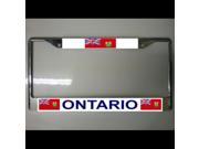 Ontario Canada License Plate Frame Free Screw Caps Included